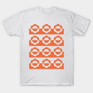 Mayapple Rows Orange T-Shirt